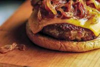 Signature Turkey Burgers with Maple Caramelized Onions