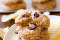 Crispy Toffee Chocolate Chip Cookies