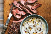 Charred Hanger Steak, Refreshed by Raita
