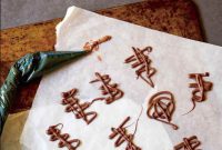 The Art of Melted Chocolate Decor