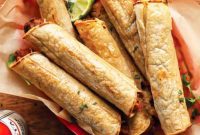 Zesty Black Bean Taquitos