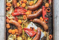 One Pan Roasted Sausage and Peppers