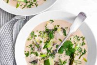 Vibrant Thai Lemongrass Coconut Chicken Soup