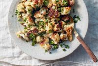 Golden Roasted Cauliflower Jalapeño Caper Medley