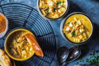 Golden Curry Crab and Sweet Corn Chowder