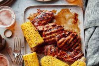 Sticky Balsamic BBQ Chicken Thighs