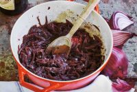 Caramelized Red Wine Onions