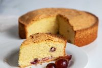 Mediterranean Olive Oil Semolina Cake