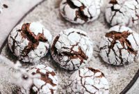 Spiced Chocolate Ginger Crinkles