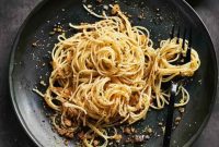 Bright Lemon Angel Hair with Crispy Breadcrumbs