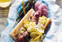 Sizzling Bacon Hot Dog Delights