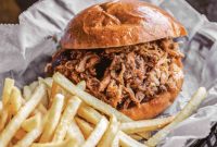 Smoky Shredded Chicken Sandwich