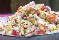 Sweet Pickle Spiked Potato Salad