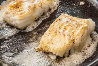 Fish Basted with Garlic Thyme Butter