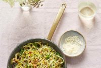 Zesty Lemon Basil Zucchini Spaghetti