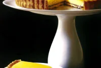 Bright Meyer Lemon Tart with a Decadent Chocolate Layer