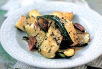 Vinegar-Kissed Roasted Zucchini
