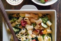 Golden Roasted Summer Veg & Halloumi Pasta