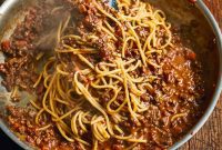 Classic Homemade Spaghetti Bolognese