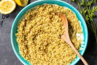 Zesty Lemon Parsley Quinoa Bake