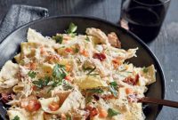 Smoky Chicken and Bacon Cream Pappardelle