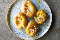 Rustic Portuguese Smashed Potatoes