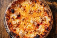 Chili Oil Infused Sausage & Mozzarella Pizza
