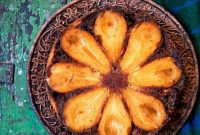 Aromatic Cardamom Pear Caramel Cake