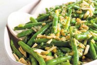Toasted Almond Brown Butter Green Beans