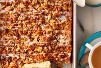 Overnight Cinnamon Streusel Coffee Cake