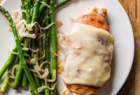 Crisp Prosciutto-Wrapped Chicken with Tender Asparagus