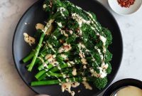 Tangy Tahini Broccolini