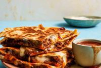 Ultimate Caramelized Onion and Beef Quesadillas