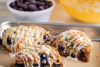 Zesty Lemon Blueberry Scones