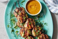 Flame-Kissed Scallop Skewers