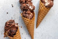 Velvety No-Churn Chocolate Oreo Marshmallow Swirl