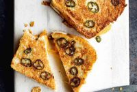 Crispy Parmesan Jalapeño Grilled Cheese