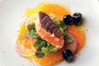 Spiced Moroccan Salmon Skillet