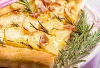 Golden Rosemary Potato Focaccia