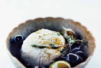 Zesty Goat Cheese with Briny Olives and Fresh Thyme