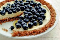 Creamy Blueberry Yogurt Pie with Crunchy Granola Crust