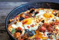 One-Pan Chorizo and Vegetable Egg Skillet