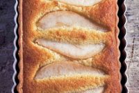 Golden Pear Almond Tart