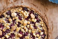 Luscious Raspberry Crumble Tart
