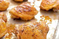 Crispy Oven-Baked Chicken Thighs