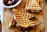 Grilled Cheese and Caramelized Onion Sandwich