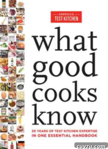Cover of the 'What Good Cooks Know' Cookbook