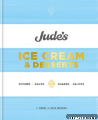 Lemon Sorbet Tart 4 Cover of Jude's Ice Cream & Desserts Cookbook, showcasing a delightful array of frozen treats.