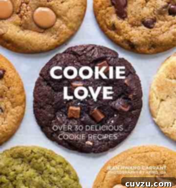 A stack of beautifully baked cookies, representing the concept of 'Cookie Love'.