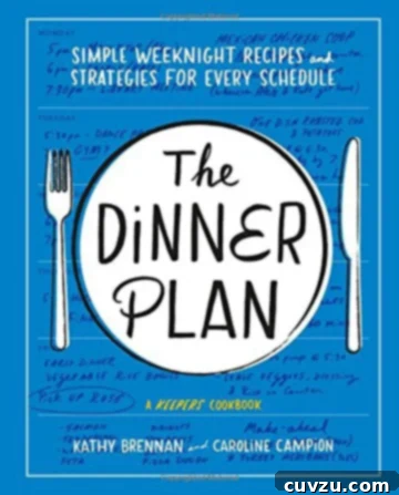 Golden Panko Pork Tenderloin with Aromatic Rosemary 4 The Dinner Plan Cookbook cover, a culinary guide for delicious meals.